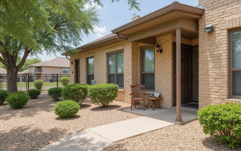 A west Fort Worth apartment community exterior