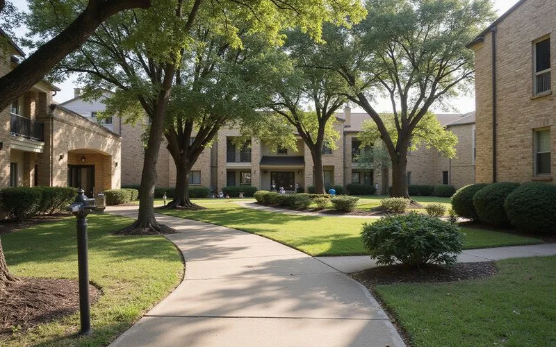 An older locally managed Fort Worth apartment community