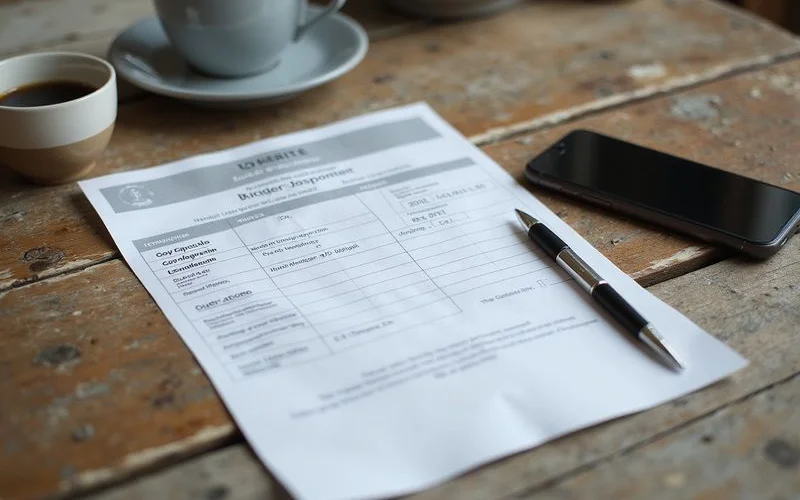 A credit report page showing no score available