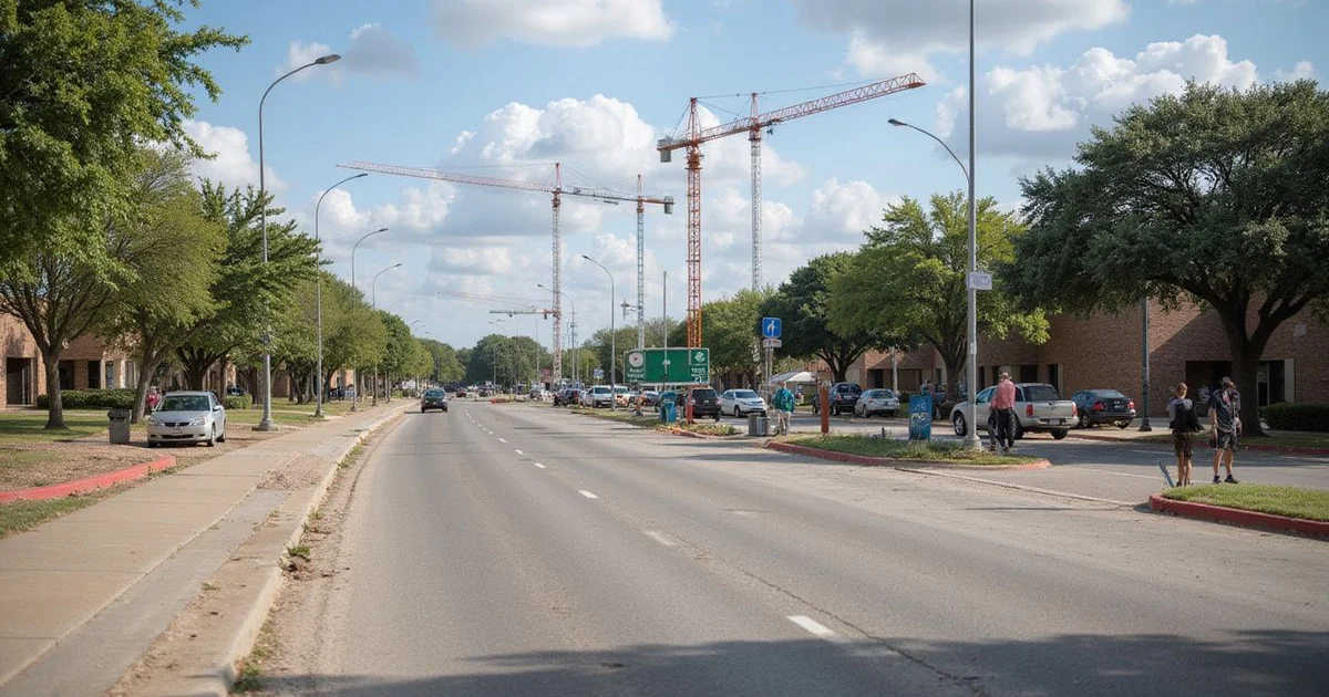 New apartment construction along the Alliance corridor in North Fort Worth